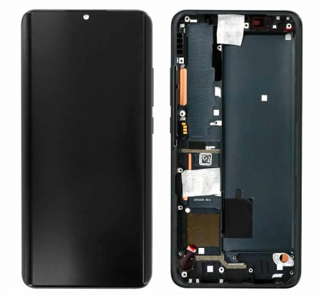 Ecrane Pentru XIAOMI - Ecran Display XIAOMI MI Note 10 / NOTE 10 PRO / NOTE 10 Lite Service Pack cu RAMA - BLACK