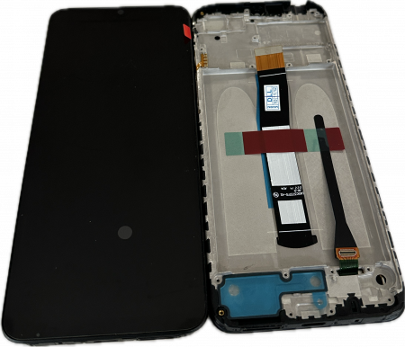 XIAOMI REDMI 10C / Poco C40 4G 2022 - Ecran Display COMPATIBIL Cu XIAOMI REDMI 10C / Poco C40 4G 2022 Cu Rama - Negru