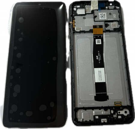 Ecrane Pentru XIAOMI - Ecran Display XIAOMI Redmi 12C 2023 Service Pack Cu Rama - NEGRU