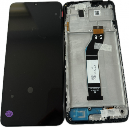 Xiaomi Redmi 13C 4G-5G / Poco C65 4G - Ecran Display XIAOMI Redmi 13C 4G / 5G / Poco C65 4G 2023 Service Pack Cu Rama - NEGRU