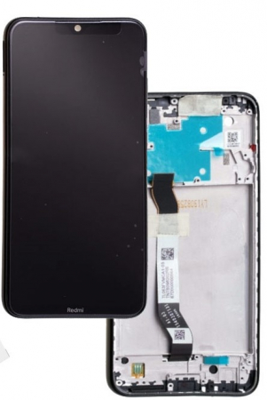 Redmi 8 2019 - Ecran Display Xiaomi Redmi 8 / 8A / 8A PRO 2019 Cu Rama SERVICE PACK - NEGRU