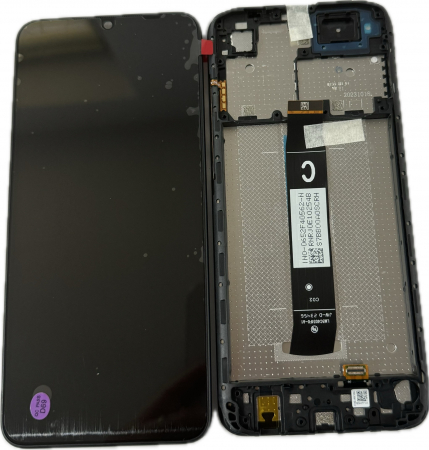 Ecrane Pentru XIAOMI - Ecran Display Xiaomi Redmi A2 / A2 Plus 4G 2023 Service Pack Cu Rama -NEGRU