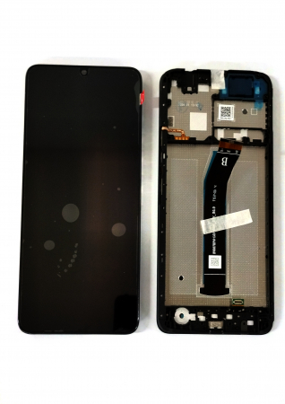 Ecrane Pentru XIAOMI - Ecran Display Xiaomi REDMI A3 4G 2024 / Poco C61 4G Service Pack Cu Rama - NEGRU