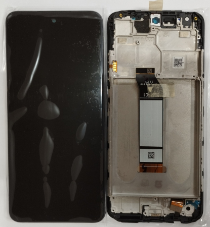 XIAOMI SERVICE PACK - Ecran Display XIAOMI Redmi Note 10 5G / Note 10T 5G / Poco M3 Pro 5G Service Pack Cu Rama - NEGRU