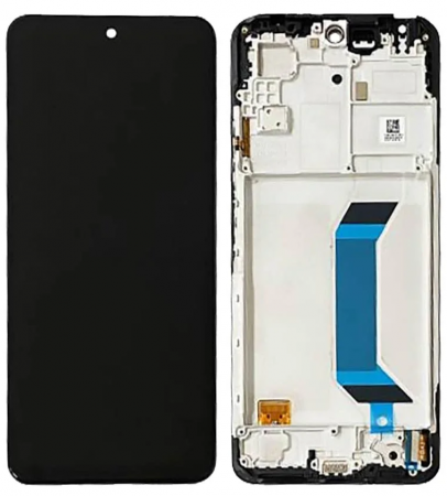 Redmi Note 12 5G / Poco X5 5G - Ecran Display XIAOMI Redmi Note 12 5G / POCO X5 5G Service Pack Cu Rama - BLACK