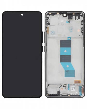 Ecrane Pentru XIAOMI - Ecran Display Xiaomi Redmi Note 14 5G Service Pack Cu Rama - BLACK