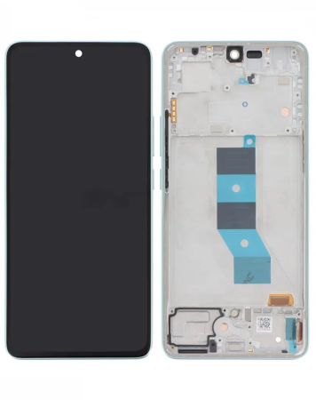 Ecrane Pentru XIAOMI - Ecran Display Xiaomi Redmi Note 14 5G Service Pack CU RAMA - BLUE / ALBASTRU