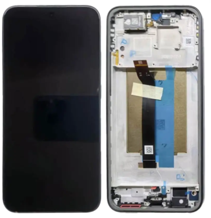 Ecrane Pentru XIAOMI - Ecran Display Xiaomi Redmi Note 15 Pro 5G Service Pack CU RAMA - BLACK