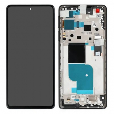 Ecrane Pentru MOTOROLA - Ecran Display Motorola EDGE 30 PRO Service Pack Cu Rama - Negru