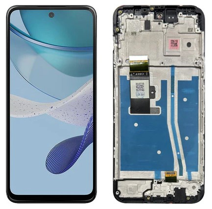 Ecrane Pentru MOTOROLA - Ecran Display MOTOROLA G53 Service Pack Cu Rama - NEGRU