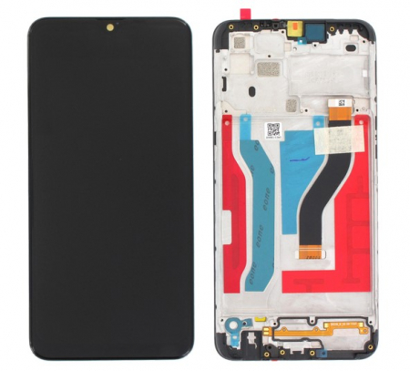 A10s / A107 - Ecran Display SAMSUNG A10S / A107 2019 - Service Pack Cu Rama NEGRU