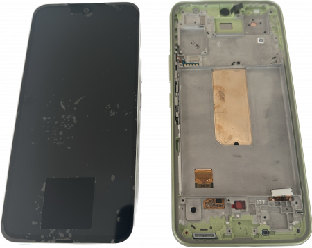 A54 5G 2023 / A546 - Ecran Display Samsung A54 5G 2023 / A546 - Service Pack cu RAMA - VERDE DESCHIS / LIME
