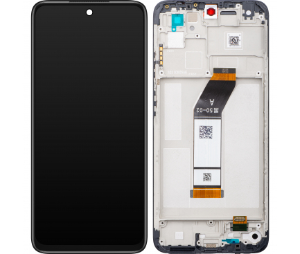 Redmi 10 - Ecran Display Xiaomi Redmi 10 2021 Service Pack Cu Rama - Negru