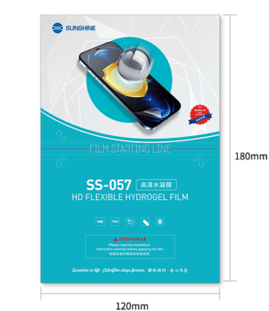 FOLII SILICON SUNSHINE - Folie Protectie Hydrogel SUNSHINE SS-057 HD FLEXIBIL - Transparenta