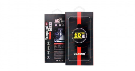 Folii de Protectie - FOLIE Sticlă securizată 6D PRO Compatibil Cu IPHONE X / XS / 11 PRO - cu marginea NEAGRA