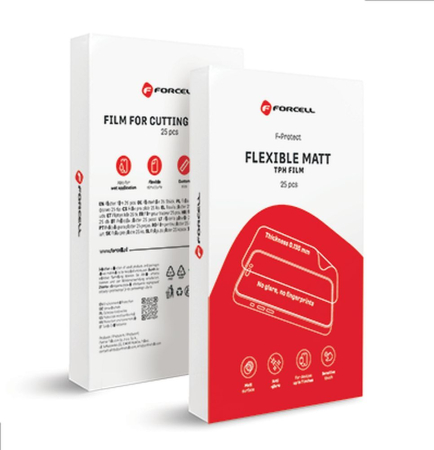 FOLII SILICON FORCELL - Folie Protectie Pentru Plotter Forcell F-Protect Flexible HD MATT - NANO GLASS FILM