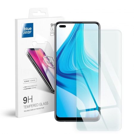 Folii Oppo - Folie Sticla BLUE STAR securizata 9H Compatibil Cu OPPO A54 / A74 / A93 - TRANSPARENTA