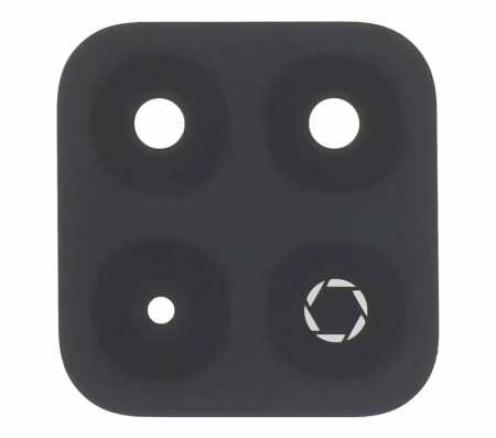 Piese COMPATIBILE CU HUAWEI - Geam camera COMPATIBIL cu Honor 200 Smart doar sticla cu adeziv - NEGRU