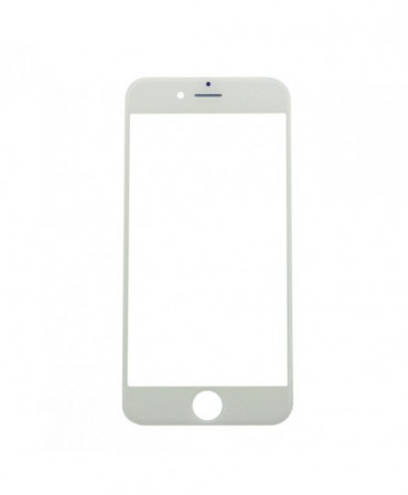 Piese si Componente - Geam sticla cu rama si adeziv OCA COMPATIBIL cu Iphone 6 Alb