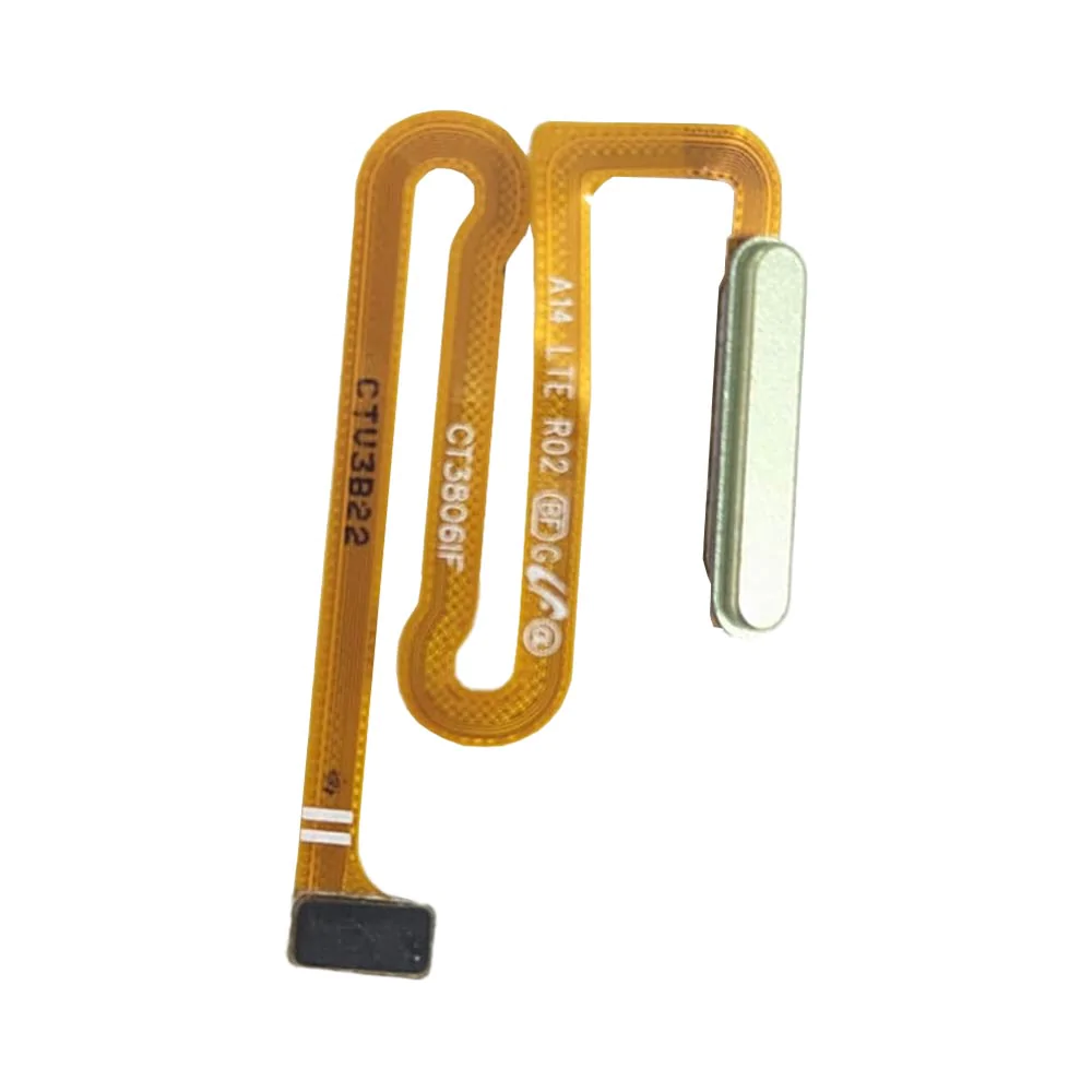 Piese SAMSUNG - Buton cu banda flex si senzor amprenta COMPATIBIL Cu SAMSUNG A14 4G / A145F - VERDE
