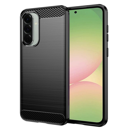 Huse Telefoane - Husa Carbon case COMPATIBIL Cu SAMSUNG A56 5G / A566 - Negru