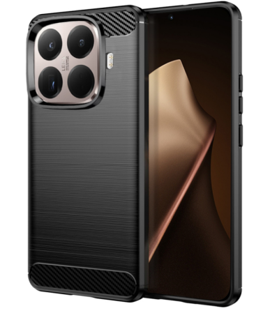 Huse XIAOMI - Husa CARBON CASE COMPATIBIL cu XIAOMI 15T PRO - NEGRU
