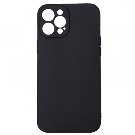 Huse IPHONE - Husa silicon case COMPATIBIL Cu IPHONE 12 Pro Max - NEGRU