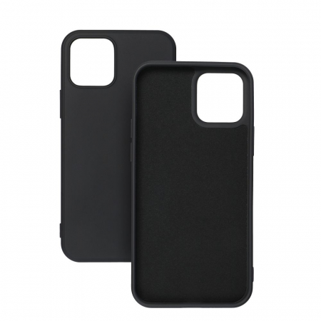 Huse IPHONE - Husa SILICONE CASE COMPATIBIL cu IPHONE 13 PRO MAX - NEGRU