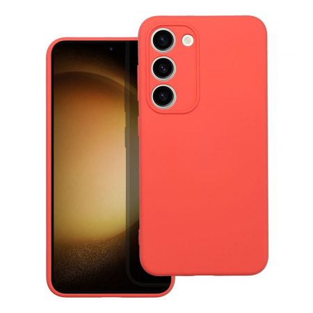 Huse Telefoane - Husa SILICON CASE COMPATIBIL cu SAMSUNG S23 / S911 - PEACH
