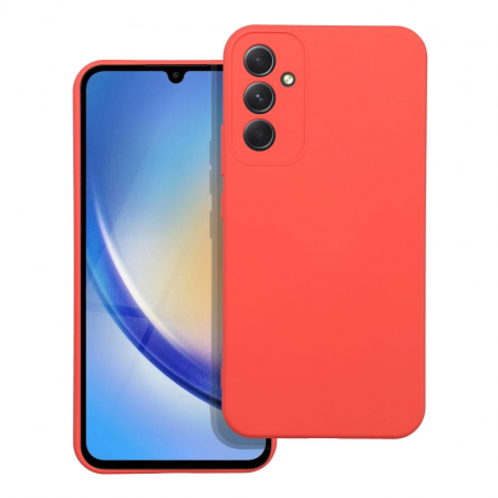 Huse Telefoane - Husa SILICON CASE COMPATIBIL cu Samsung A34 5G / A346 - PEACH