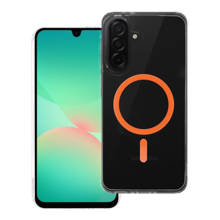 Huse SAMSUNG - Husa Silicon Drop Glue Colorful Compatibil MagSafe pentru SAMSUNG A56 / A566 - TRANSPRENTA