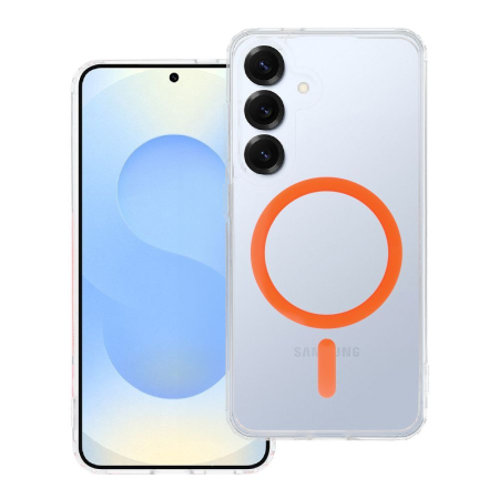 Huse SAMSUNG - Husa Silicon Drop Glue Colorful Compatibil MagSafe pentru SAMSUNG S25 / S931 - TRANSPARENTA