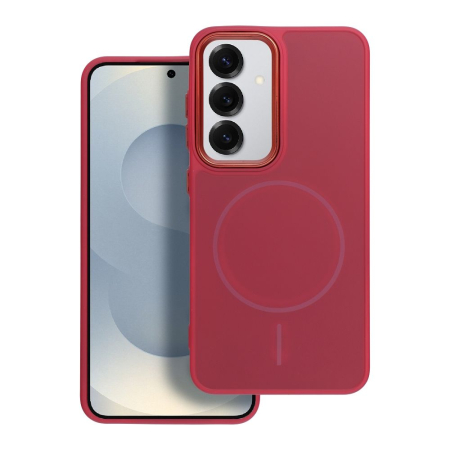 Huse SAMSUNG - Husa Silicon Frame Mag Cover Compatibil Cu Samsung A17 4G-5G / A175 / A176 - MAGENTA