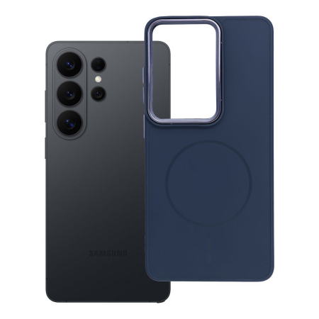 Huse SAMSUNG - Husa Silicon Frame Mag Cover Compatibil Cu Samsung S26 ULTRA / S948 - ALBASTRU