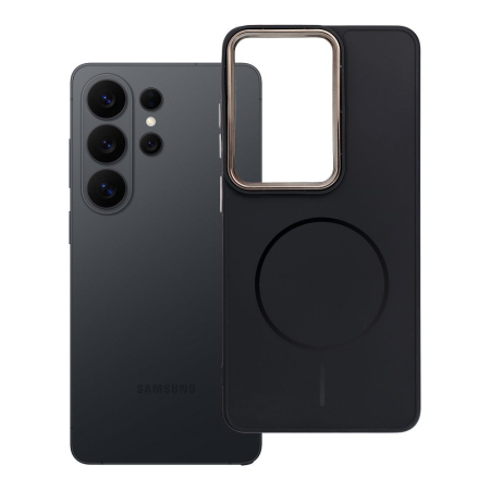 Huse SAMSUNG - Husa Silicon Frame Mag Cover Compatibil Cu Samsung S26 ULTRA / S948 - NEGRU