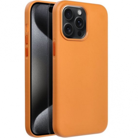 Huse IPHONE - Husa Leather Mag Cover COMPATIBIL cu IPHONE 15 - MARO