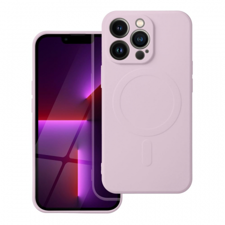 Huse IPHONE - Husa Silicon Mag Cover MagSafe COMPATIBIL Cu IPHONE 13 PRO - ROZ