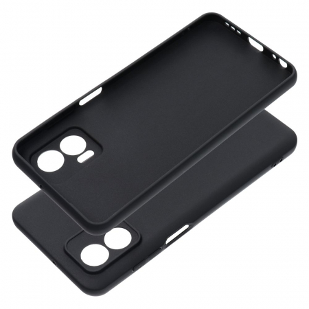 Huse Telefoane - Husa Silicon MATT CASE Compatibil Cu MOTOROLA G05 / E15 - NEGRU