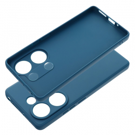 Huse XIAOMI - Husa Silicon MATT CASE Compatibil Cu Xiaomi Redmi Note 14 4G / 14 5G - ALBASTRU