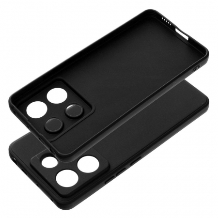 Huse Telefoane - Husa Silicon MATT CASE Compatibil Cu XIAOMI Redmi Note 14 Pro 5G - NEGRU
