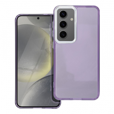 Huse SAMSUNG - Husa PEARL CASE COMPATIBIL cu Samsung A36 5G / A366 - TRANSPARENT / VIOLET
