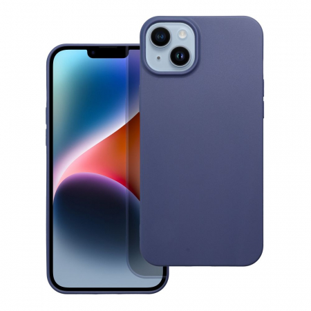 Huse IPHONE - Husa Silicon MATT TPU COMPATIBIL cu Iphone 14 PLUS - ALBASTRU