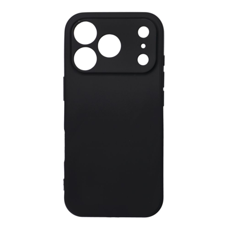 Huse IPHONE - Husa Silicon Soft Case COMPATIBIL Cu IPHONE 17 PRO - BLACK