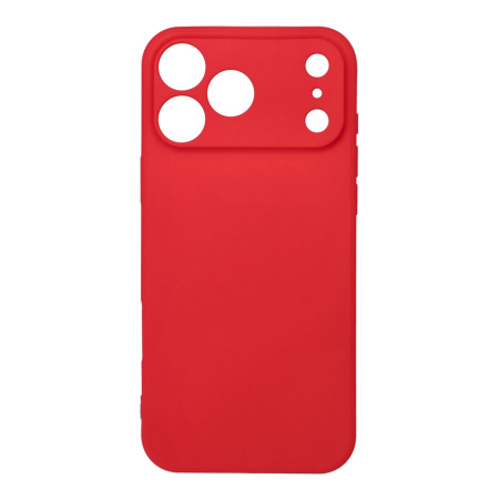 Huse IPHONE - Husa Silicon Soft Case COMPATIBIL Cu IPHONE 17 PRO MAX - RED