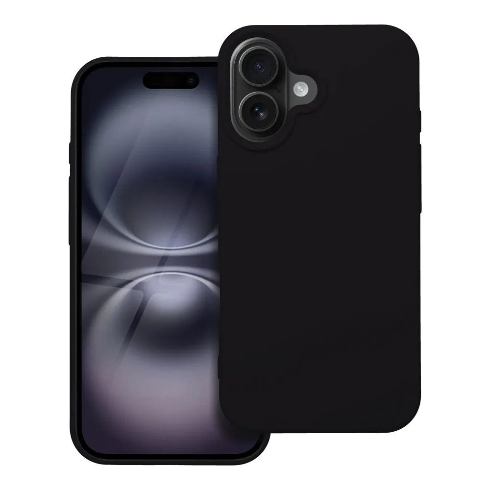 Huse IPHONE - Husa SILICONE CASE Compatibil Cu IPHONE 16 - NEGRU