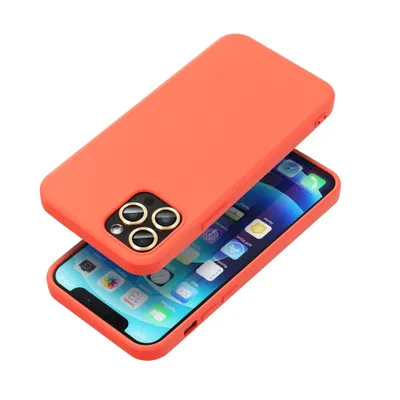 Huse IPHONE - Husa SILICONE CASE Compatibil Cu IPHONE 16 PRO MAX - PEACH