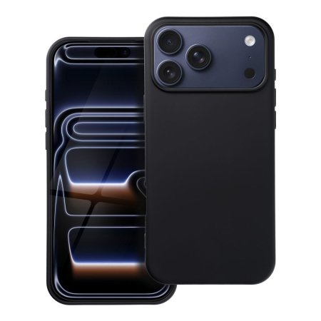 Huse IPHONE - Husa SILICONE CASE Compatibil Cu IPHONE 17 PRO MAX - NEGRU