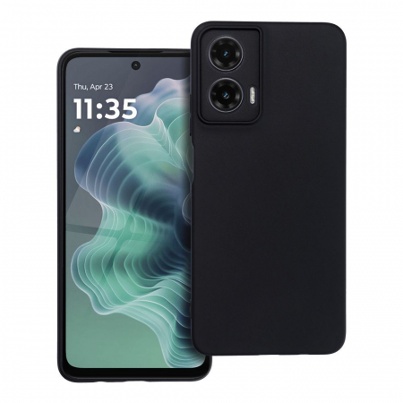 Huse MOTOROLA - Husa Silicon MATT CASE Compatibil Cu Motorola G35 5G - NEGRU