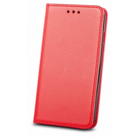 Huse SAMSUNG - Husa Smart Magnetic COMPATIBIL cu SAMSUNG A14 / A145 / A146 - Rosu