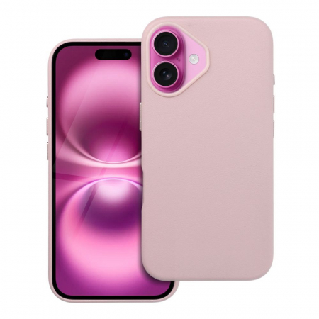 Huse Telefoane - Husa Leather Mag Cover COMPATIBIL cu IPHONE 16 - ROZ